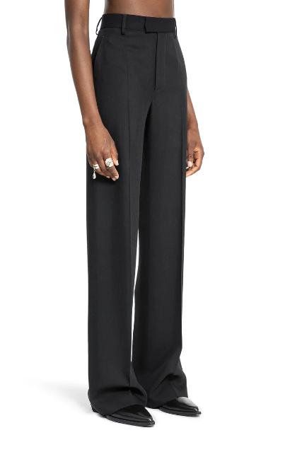 MAAIKE FLARED LEG COMFORT TROUSERS VISCOSE CALICO