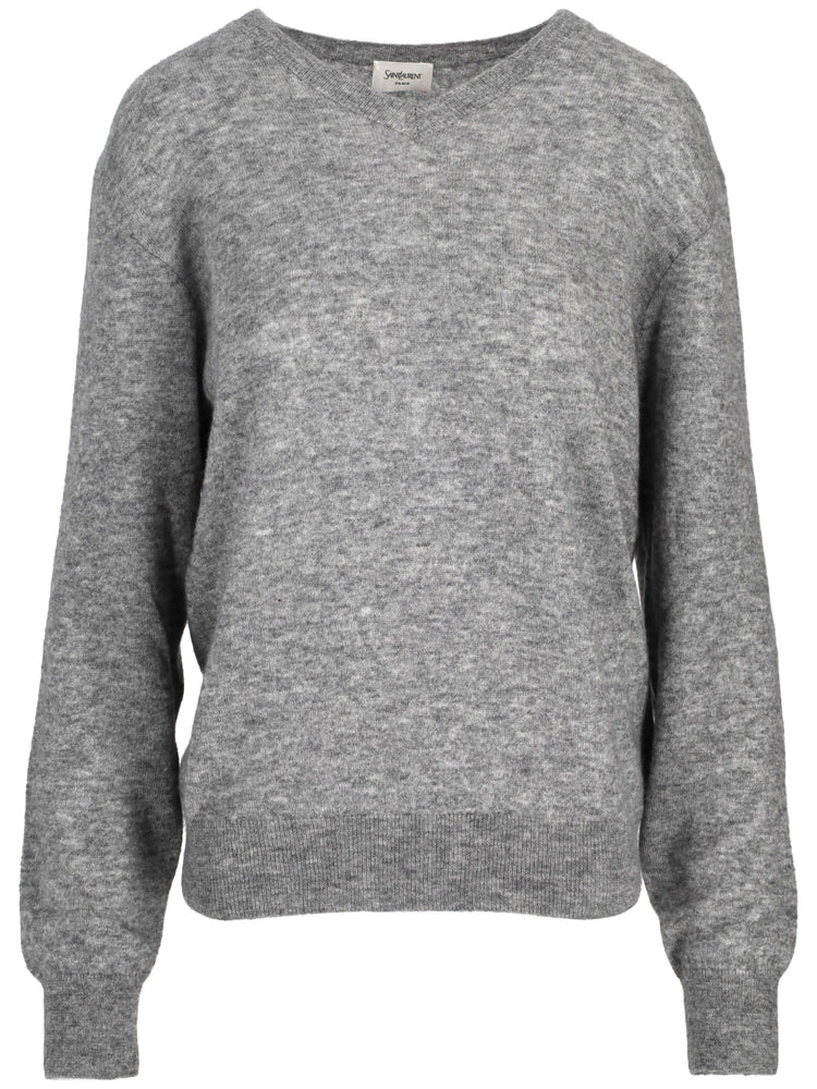 PULL COL V CACHEMIRE SOIE GG14