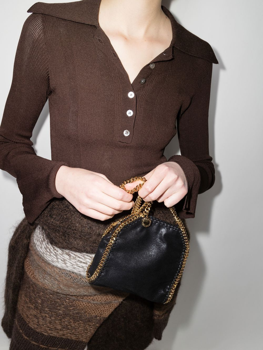 FALABELLA TINY BAG ECO SHAGGY
