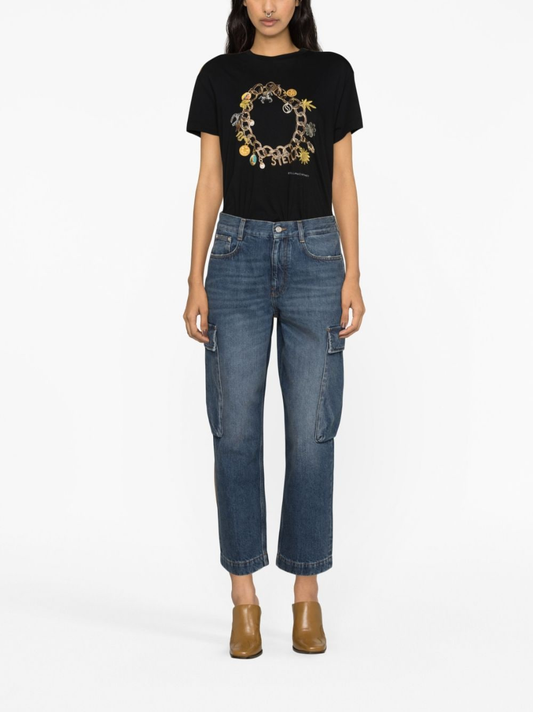 STELLA MCCARTNEY cropped cargo jeans