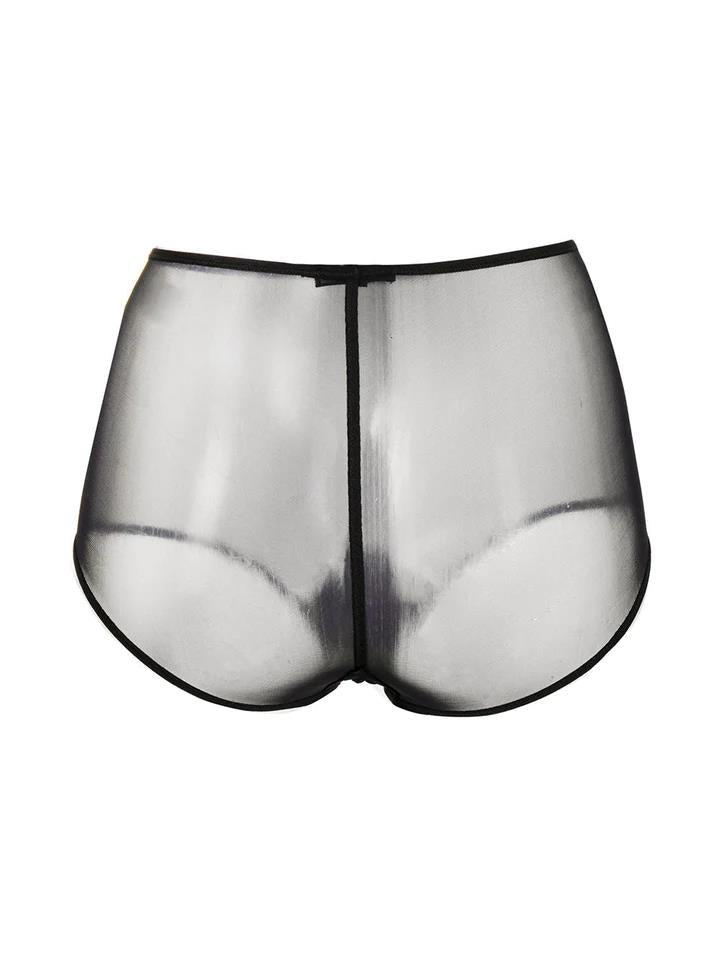 ANN DEMEULEMEESTER x la fille d'O high waist mesh briefs