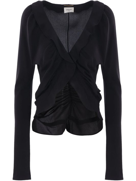 crepe de chine blouse