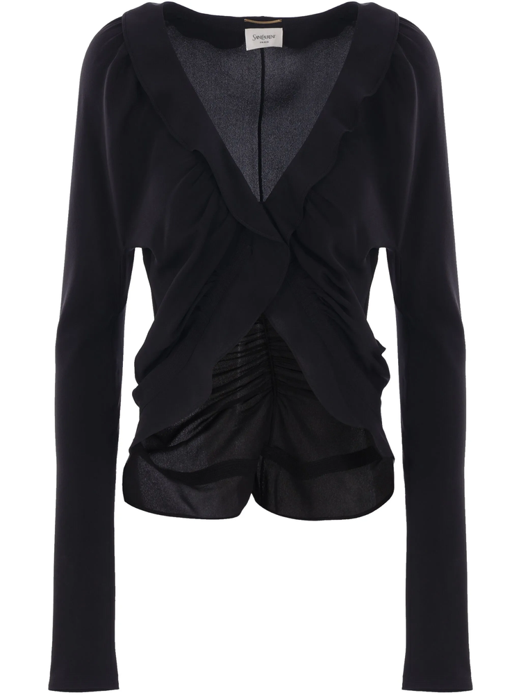 crepe de chine blouse