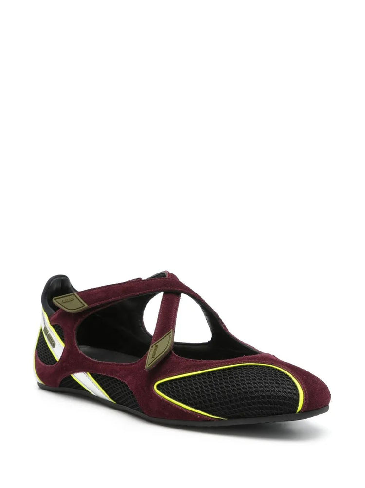 'Floor01' ballerina flat Multimateriali sintetici e pelle