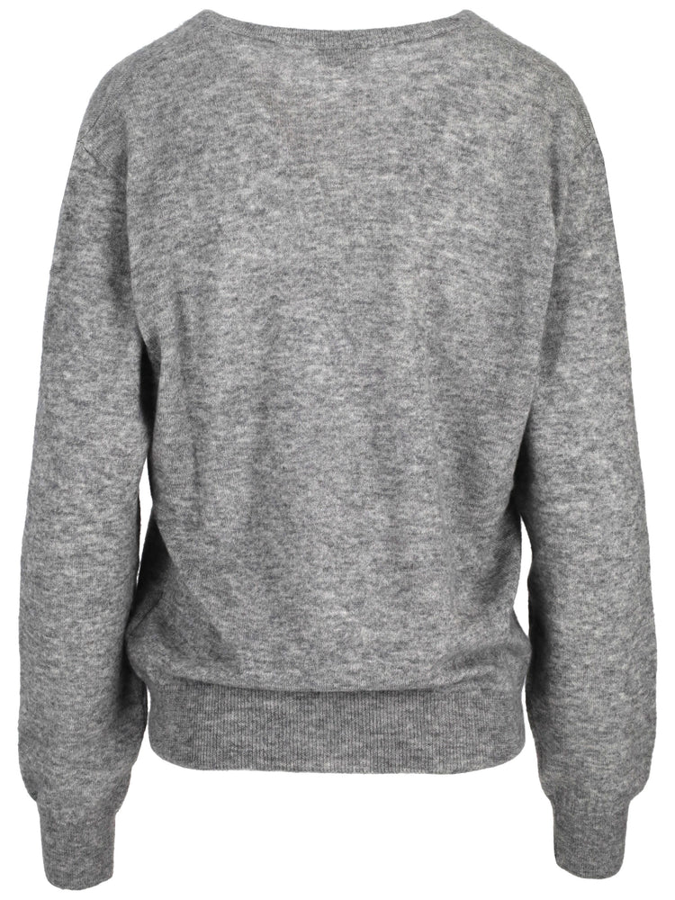 PULL COL V CACHEMIRE SOIE GG14