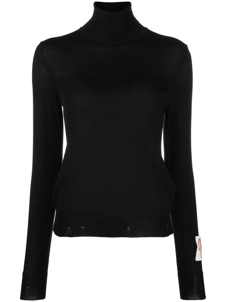 GOLDEN W'S REGULAR KNIT TURTLE NECK LIGHT WOOL MERINO