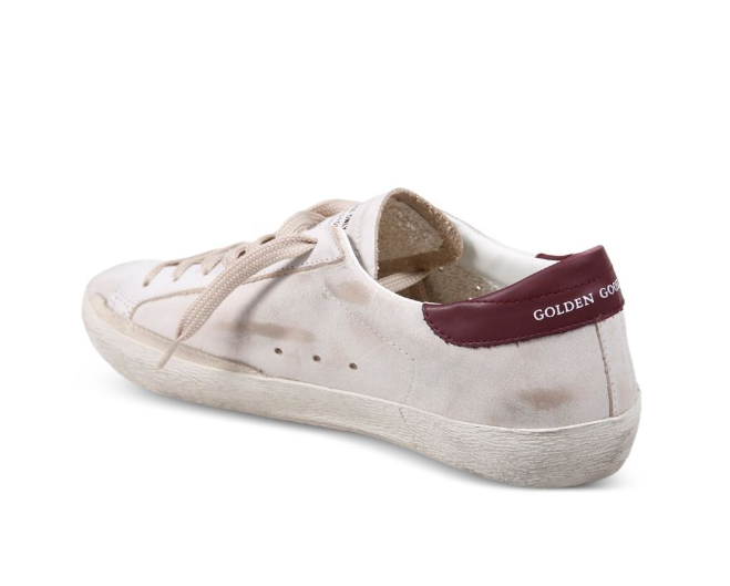 SUPER STAR  LEATHER UPPER TOE AND TONGUE LATHER STAR AND HEEL