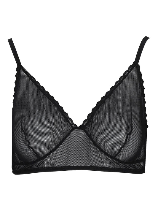 LAURA URBINATI triangle bra with support black