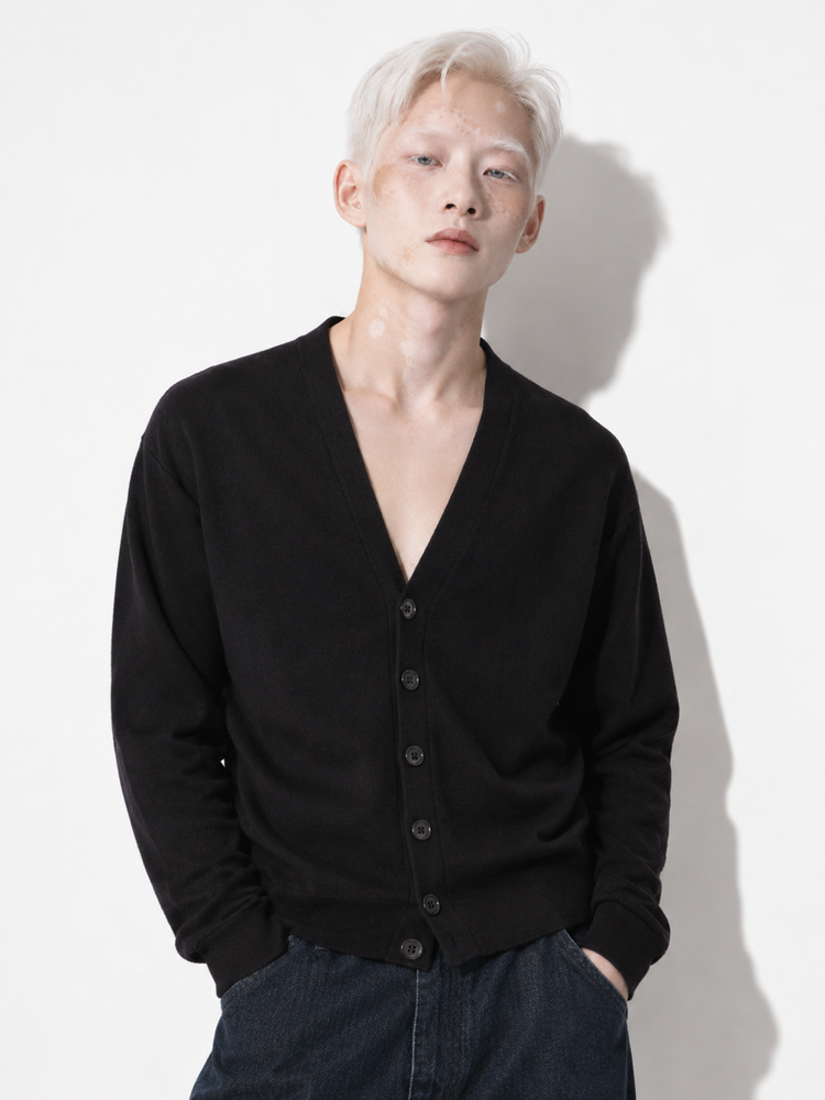 RELAXED TWISTED CARDIGAN