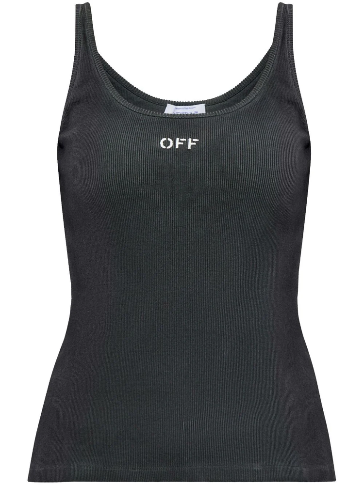 off stamp rib tank top