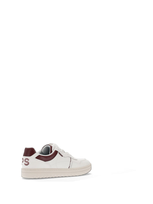 MENS SHOE ELLIS WHITE BORDO SPOILER