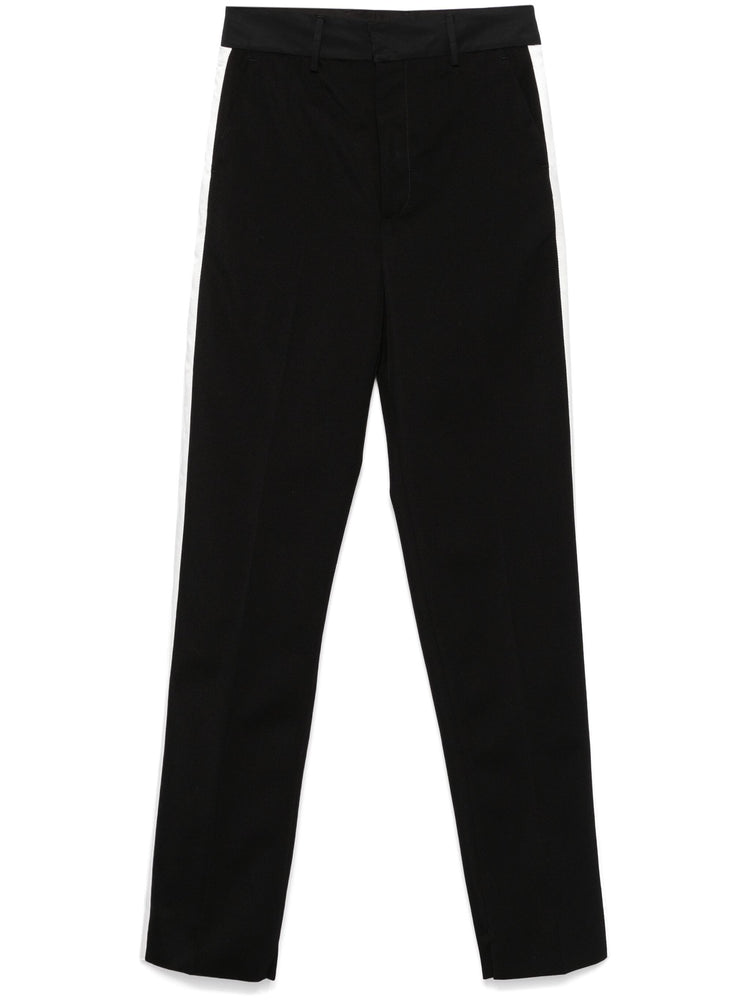 twill-weave trousers