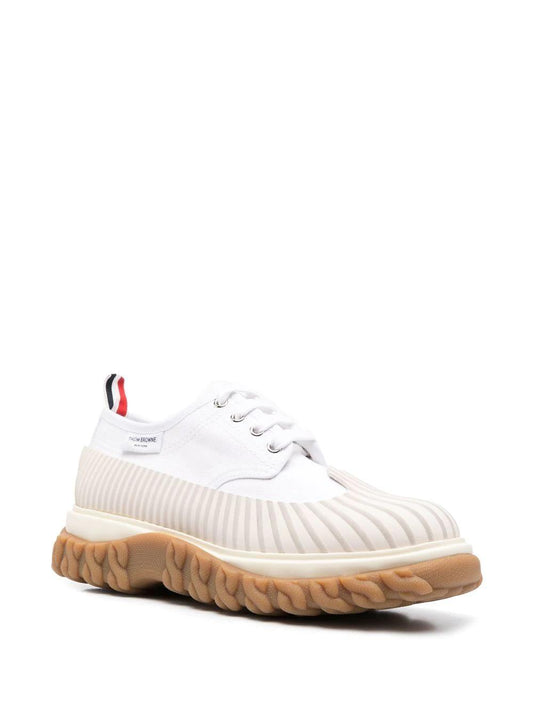 THOM BROWNE molded-sole lace-up duck shoes