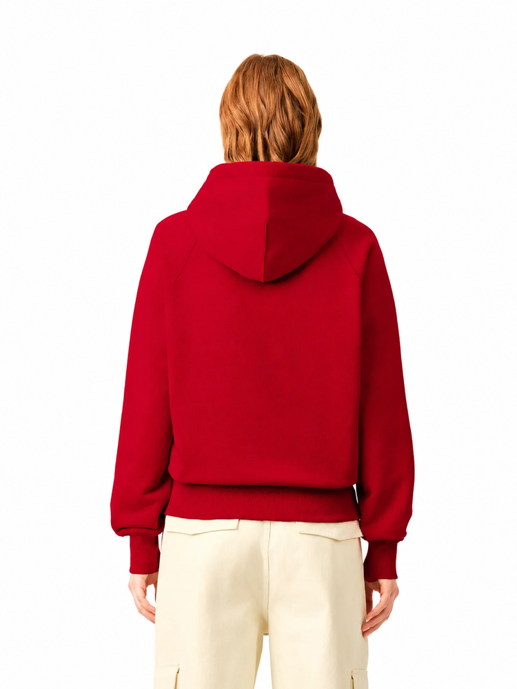 HOODIE WITH AMI PARIS FELT EMBROIDERY
