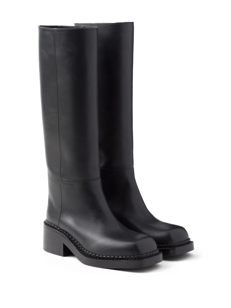 knee-high 55mm leather boots