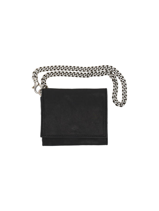 BOJAN SMALL WALLET WITH CHAIN VINTAGE LUX GRAINED