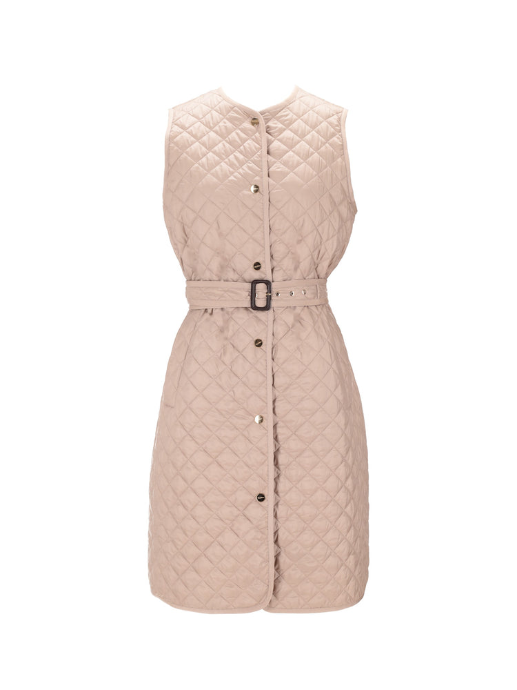 Sleeveless puffer jac. LAUREN