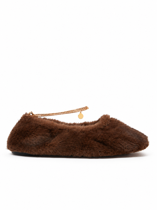 BALLERINA FFF MINK PLUSH FABRI