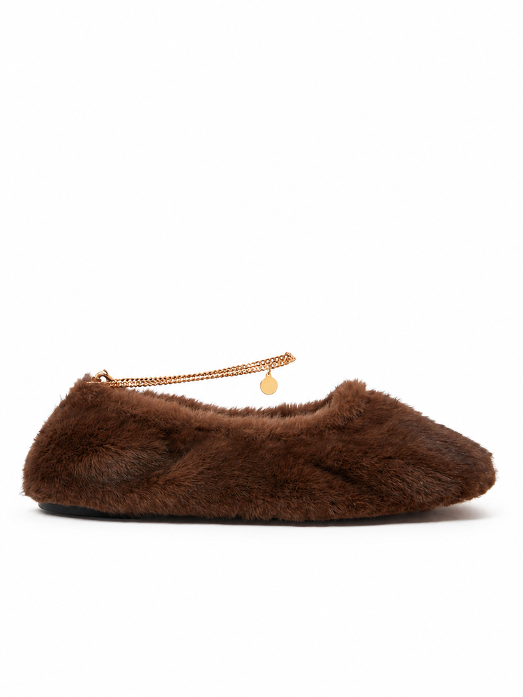 BALLERINA FFF MINK PLUSH FABRI