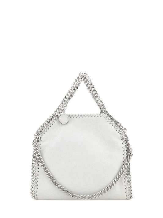 tiny Falabella suede bag