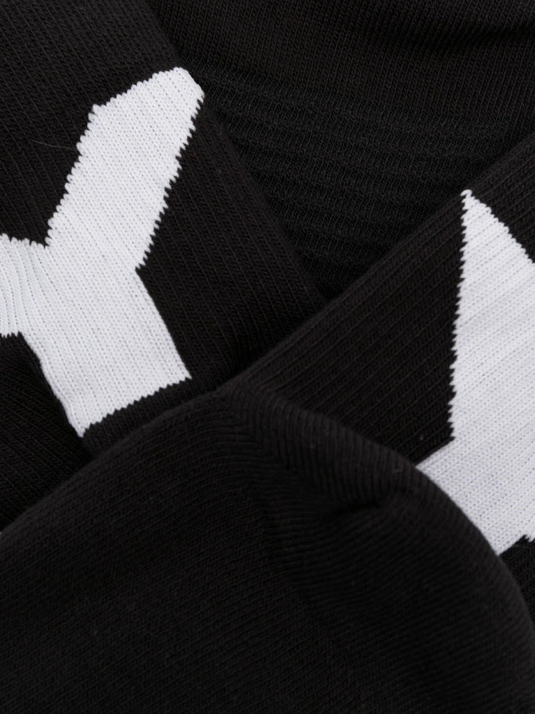 ADIDAS Y-3 intarsia-knit logo socks