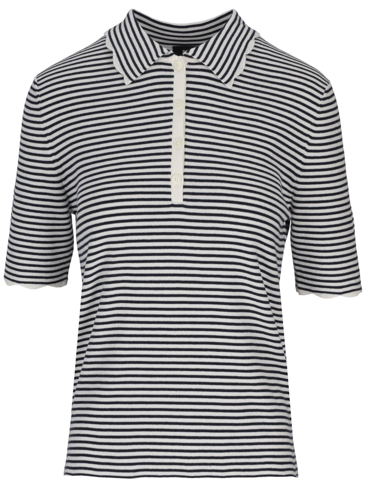 WOMENS KNITTED SS POLO
