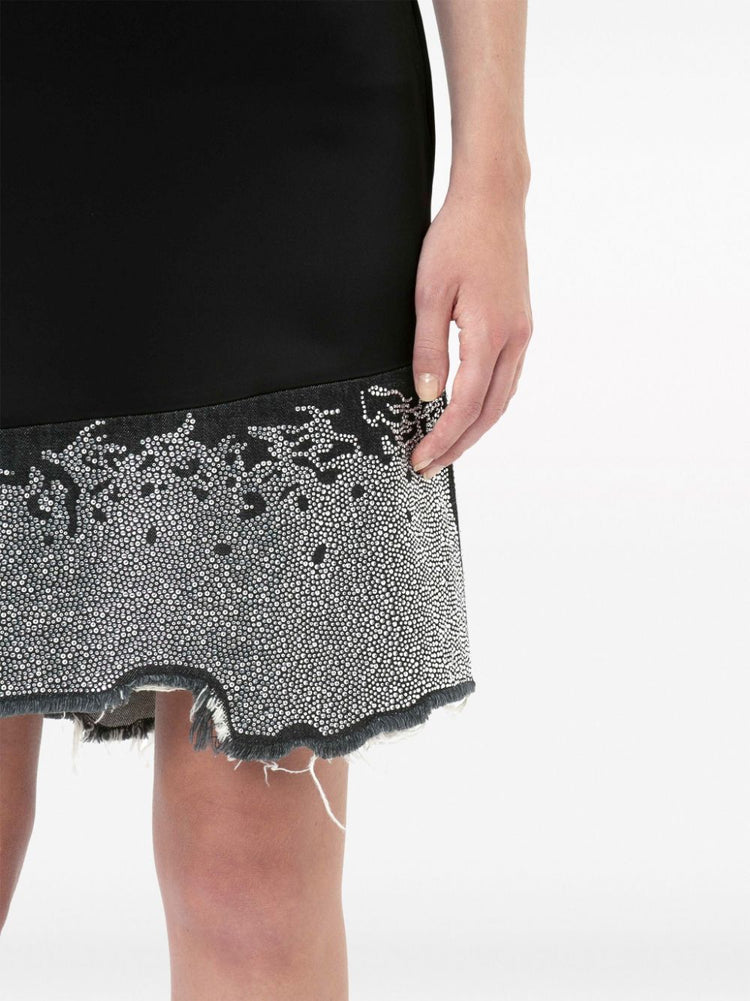 JWAnderson glitter-detail asymmetric skirt