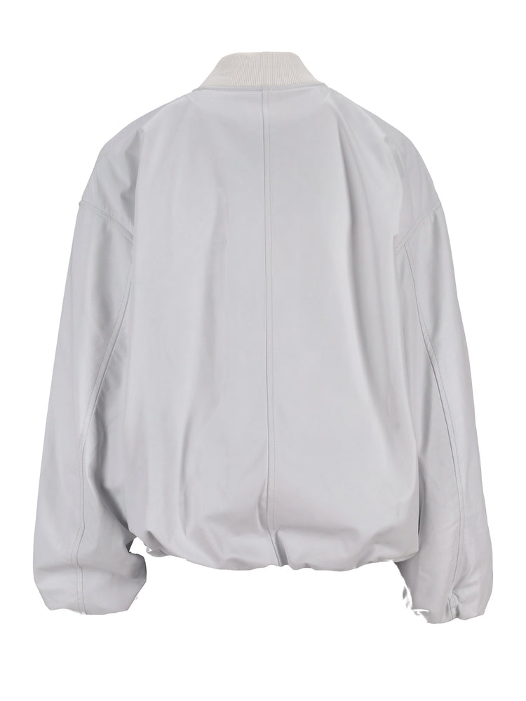 LA ROSE bomber nappa bianco