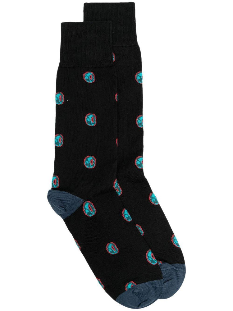 PAUL SMITH graphic-print crew socks