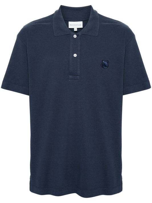 fox head-patch piqué polo shirt