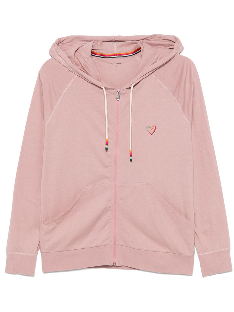 swirl-heart hoodie