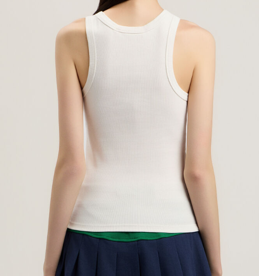 CLASSIC LOGO FITTED TANK TOP