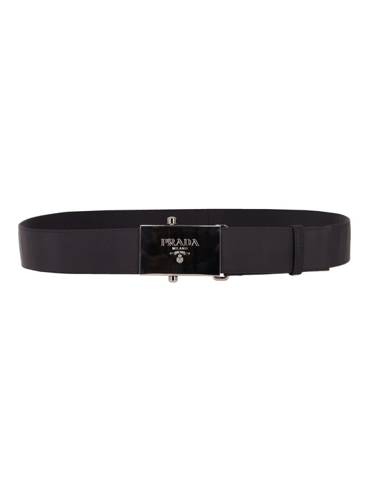 PRADA logo-buckle belt