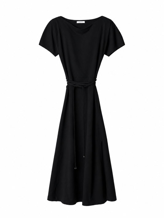 BELTED DRESS