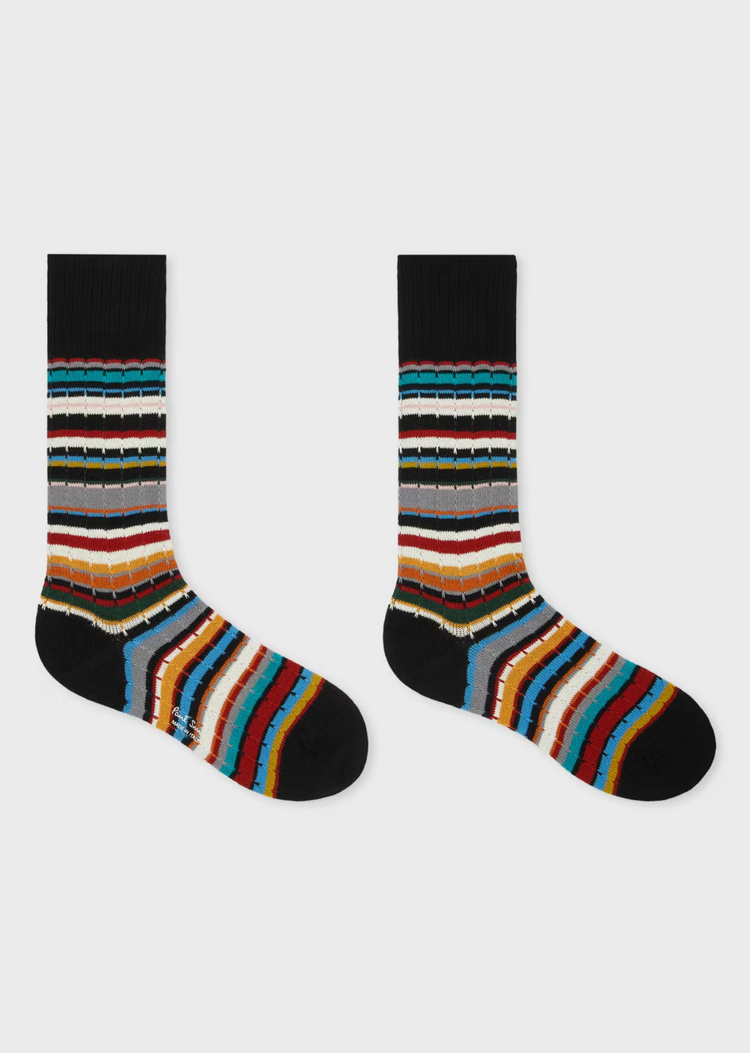 WOMEN SOCK CABLE SIG