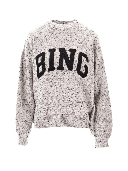 SYDNEY CREW SWEATER BING - MARLED WHITE