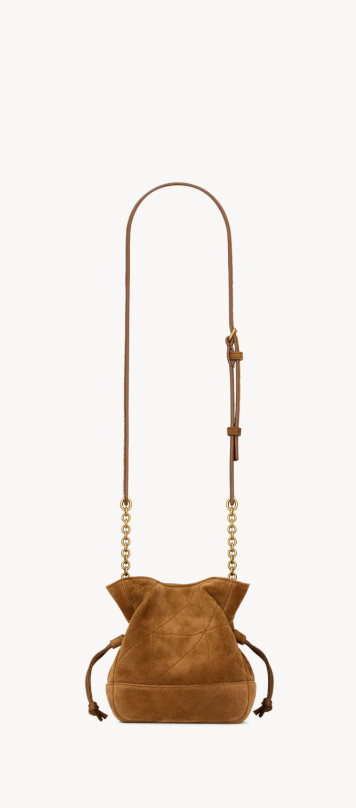 YSL PW MBAG SUEDE SATIN CALF