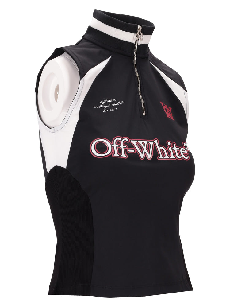 TECH JER SERENA S/L TOP BLACK - WHITE