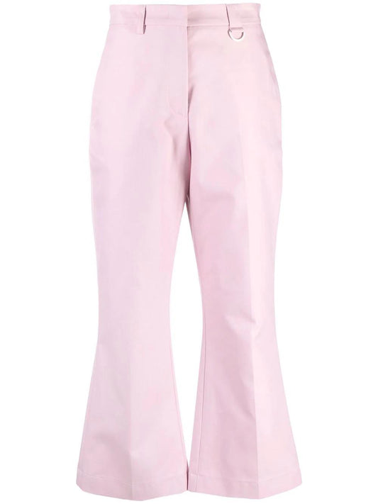 MSGM pressed-crease cotton tailored trousers