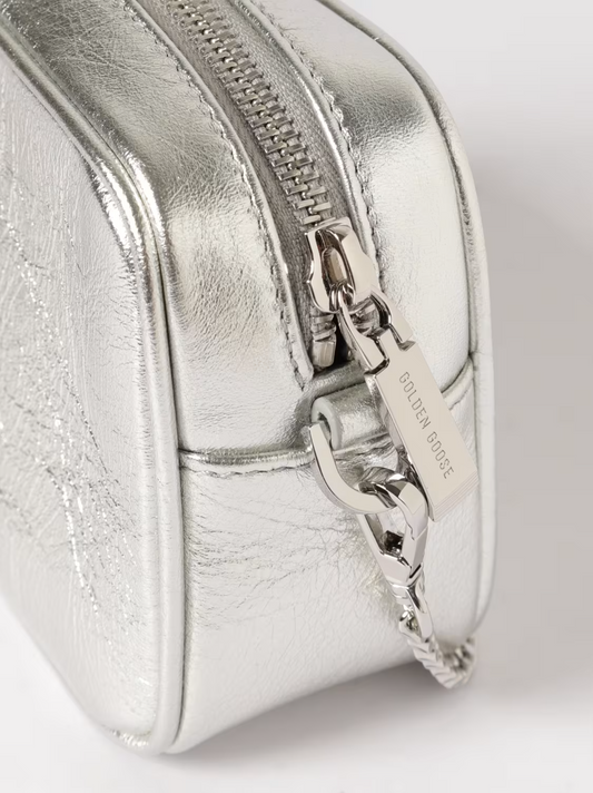 MINI STAR BAG WRINKLED LAMINATED LEATHER BODY AND STAR
