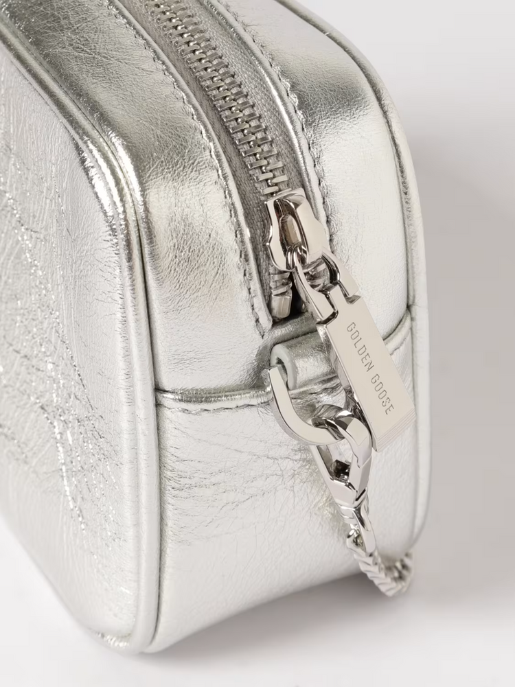 MINI STAR BAG WRINKLED LAMINATED LEATHER BODY AND STAR
