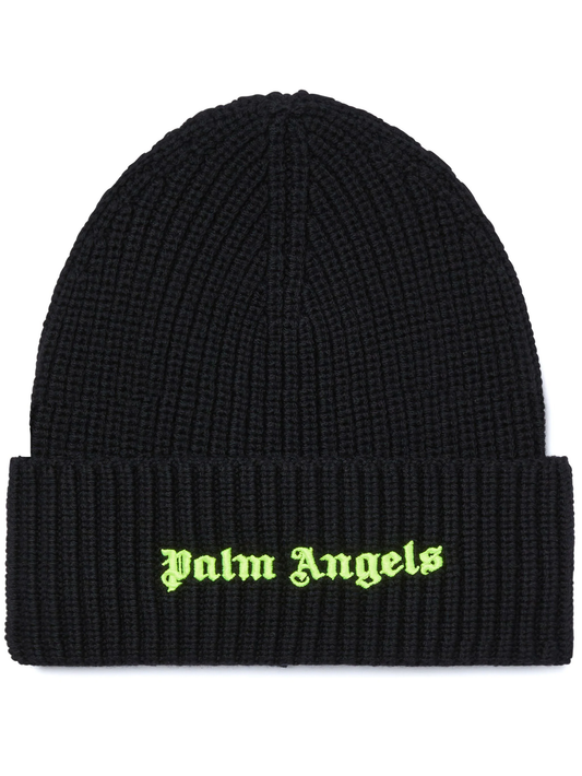 classic logo-embroidered ribbed beanie