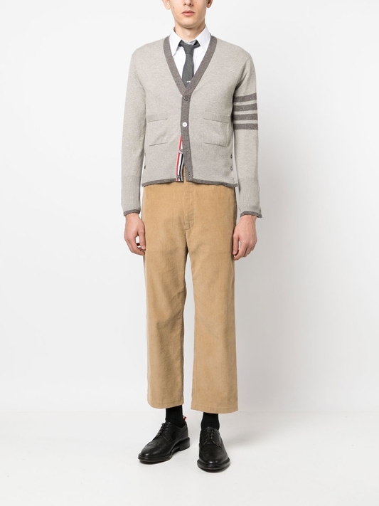 THOM BROWNE corduroy RWB-stripe trousers