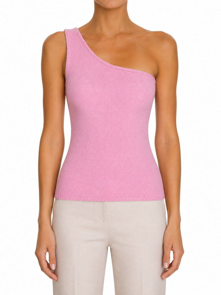 LA ROSE one shoulder cash top
