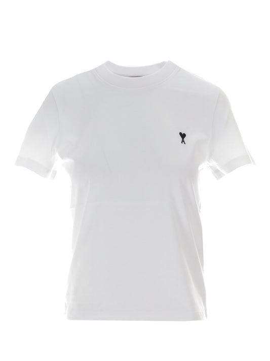 TSHIRT AMI DE COEUR CONTRASTE CROPPED