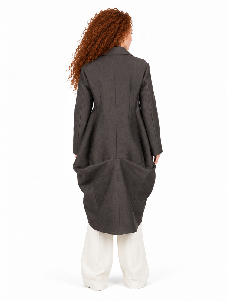 TULIPANO COAT - WOOL SILK BLEND