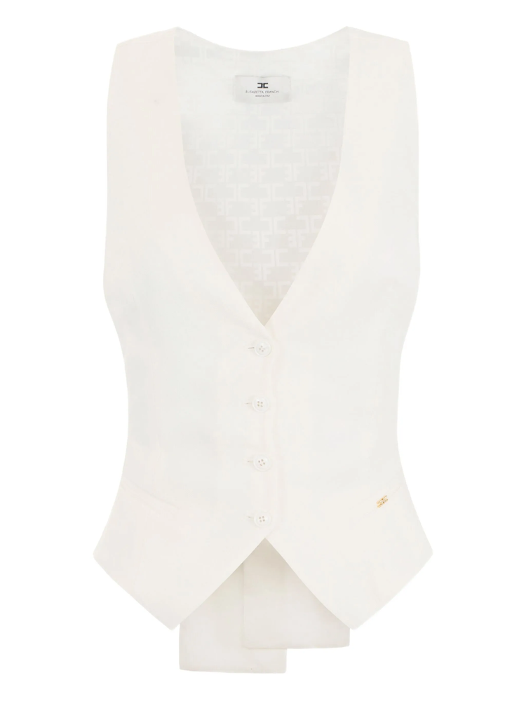 gabardine waistcoat
