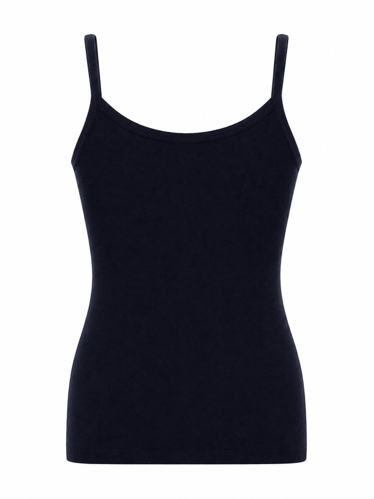 LA ROSE tank cash/silk RED