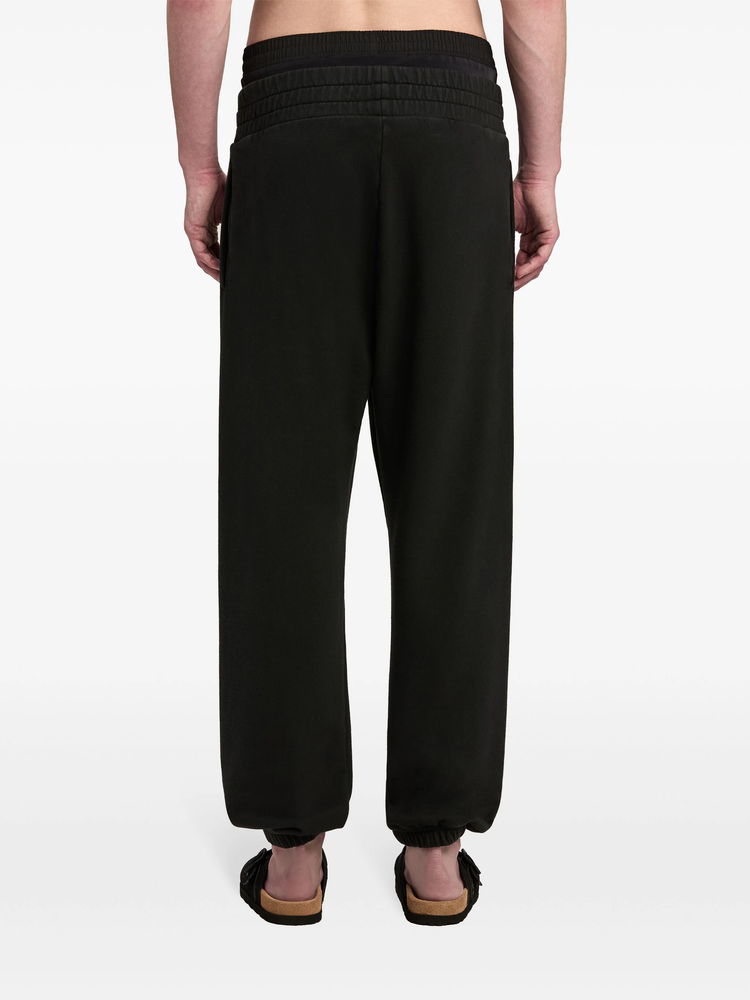 logo-print cotton track pants