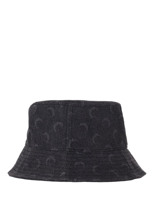 MOON LASER DENIM BUCKET HAT